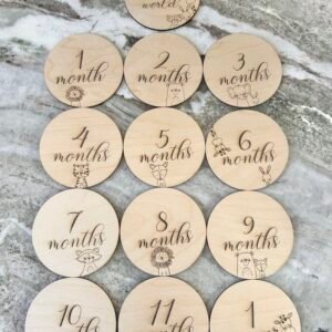 New Born Milestone Disk